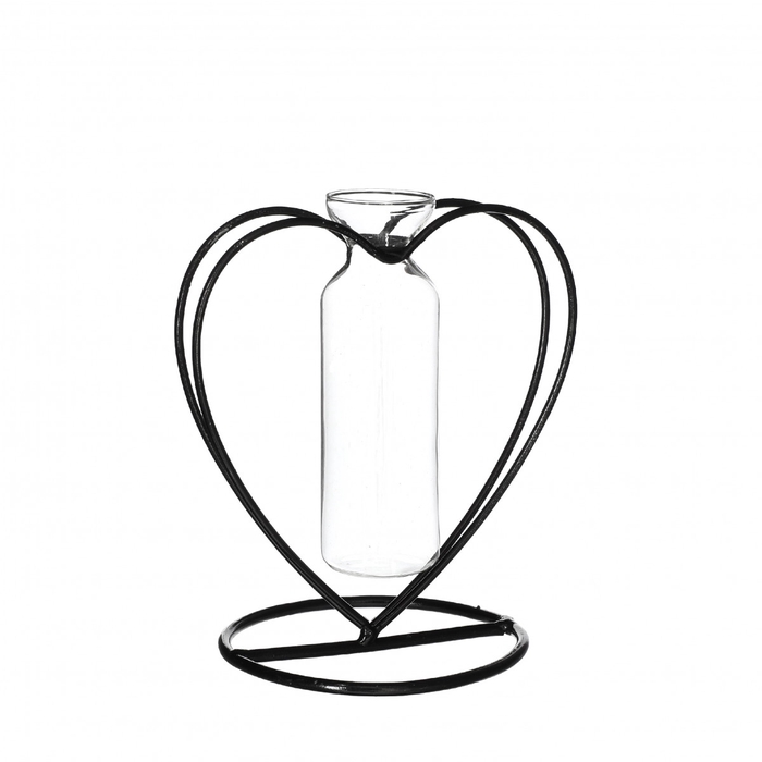 Wedding Frame heart+tube d2/10*10.5cm