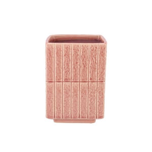 Mirre Old Pink Cube Pot 15x15x20cm Nm