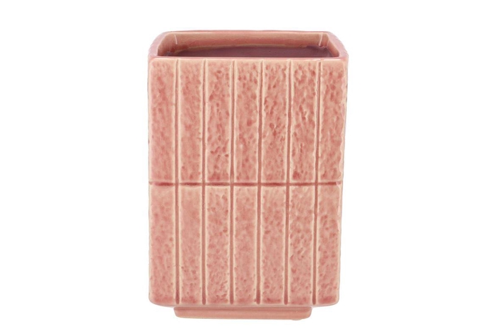 <h4>Mirre Old Pink Cube Pot 15x15x20cm</h4>