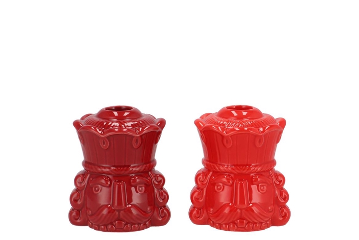 Jolie Wild Red King Candle H Ass 9x8x11cm