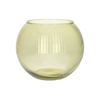 DF02-883918200 - Glass bowl Alverda Lines d12/19xh15.5 green