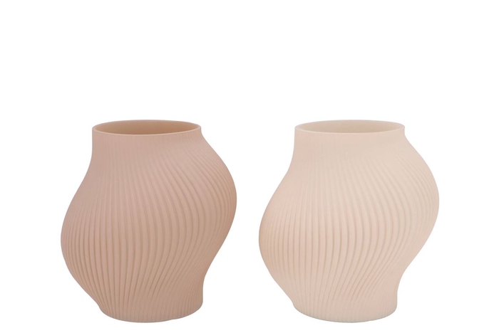 <h4>Luxx Cozy Sand Vase Swirl Ass 19x19x20cm</h4>