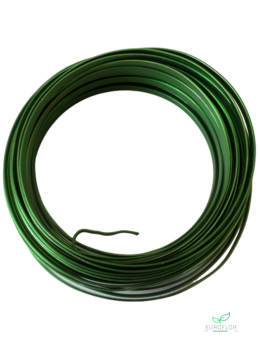 ALUMINIUM WIRE PLAT GROEN 12M