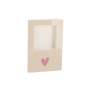 Gift Tile Card Heart Sand 21x14x1cm