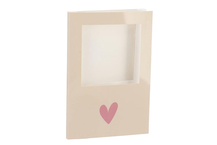 <h4>Gift Tile Card Heart Sand 21x14x1cm</h4>