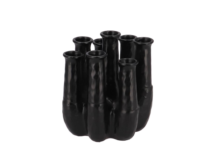 <h4>Inga Jahra Black Vase Tube 15x13x18cm</h4>