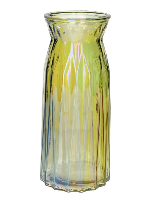 <h4>DF02-664128200 - Vase Ruby2 d10/11xh24 yellow + pearl</h4>