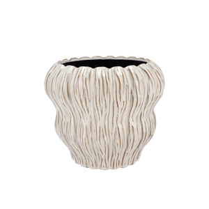 Lima White Pot Buble 20x20x17cm Nm