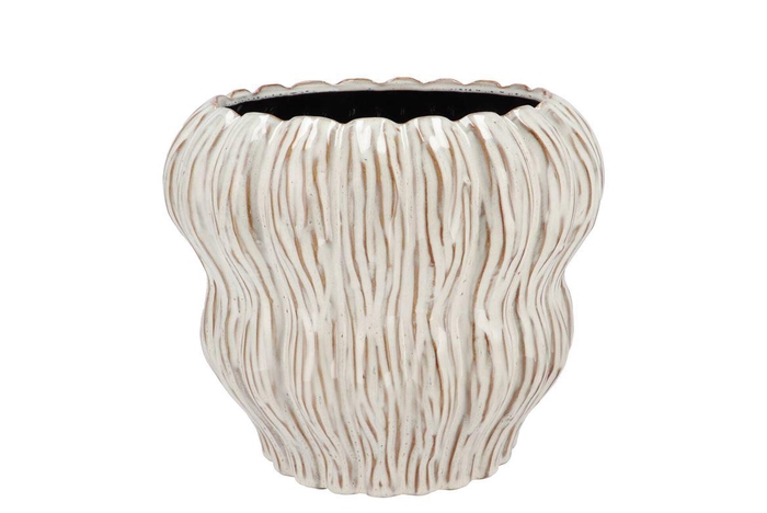 <h4>Lima White Pot Buble 20x20x17cm Nm</h4>
