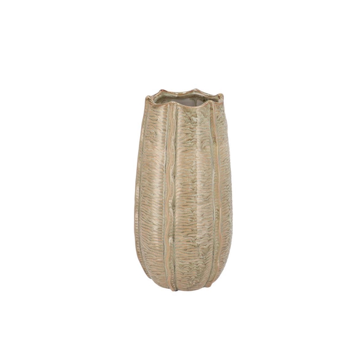 <h4>Sifan Green Vase Structure 17x17x31cm</h4>