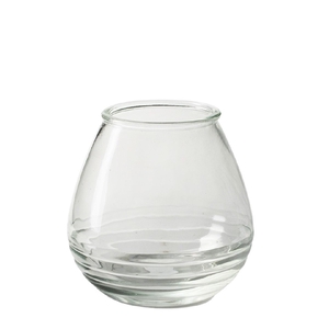 Glass ball vase dirk d14 14cm