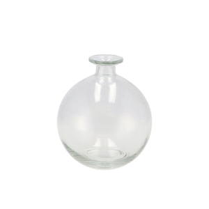 Glass Dry Clear Bottle Globe 13x15cm Nm