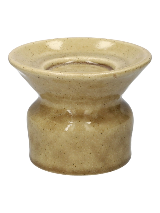 <h4>DF03-741358100 - Candle hldr Novi d12xh9 beige</h4>