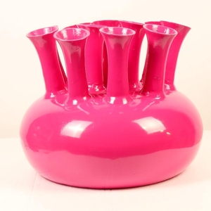 Alu Vase Antique Fuchsia O50cm