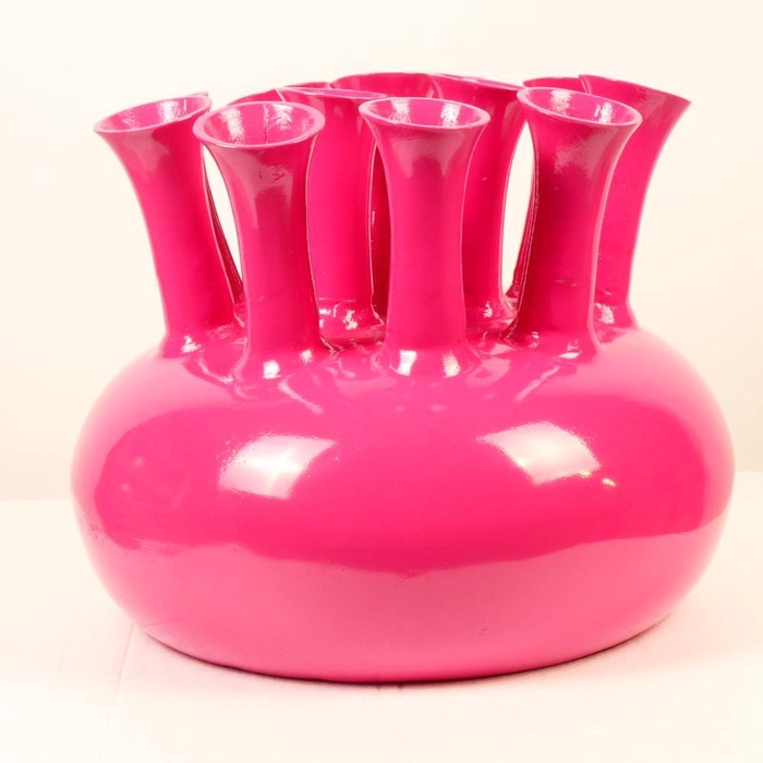 <h4>Alu Vase Antique Fuchsia O50cm</h4>