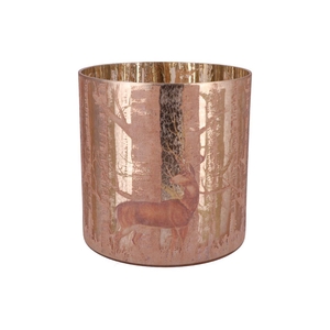 Ruby Gold T-light Deer 25x25cm Nm