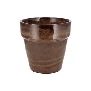 Ebbi Moss Brown Pot Glaze 25x25cm