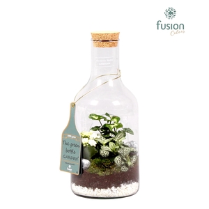 Green Bottle Fles Small met Arrangement