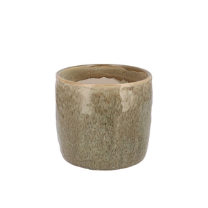 Iron Stone Sand Glazed Pot 12x11cm