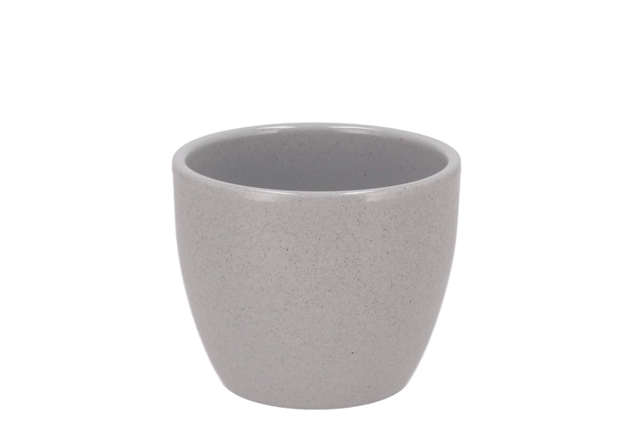 Ceramic Grey Stone Pot 10cm