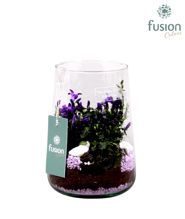 <h4>Green Bottle Deline Medium met Campanula 24uur levertijd</h4>