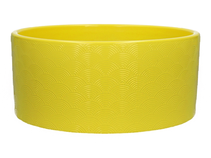 <h4>DF03-884725800 - Planter Napoli d18.5xh9 lemon</h4>