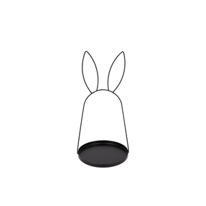 Rabbit Metal Ear Stand With Coaster 50x25cm Nm