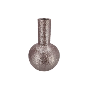 Evora Metallic Grey Vase Tube 30x30x49cm