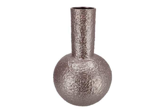 <h4>Evora Metallic Grey Vase Tube 30x30x49cm</h4>