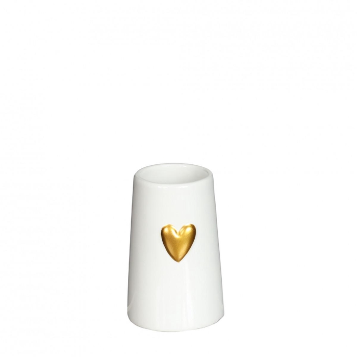<h4>Mothersday Ceramics vase Heart d06*09cm</h4>