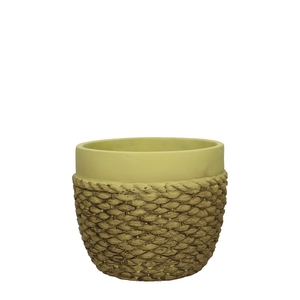 Ceramics Rope pot d15*13cm