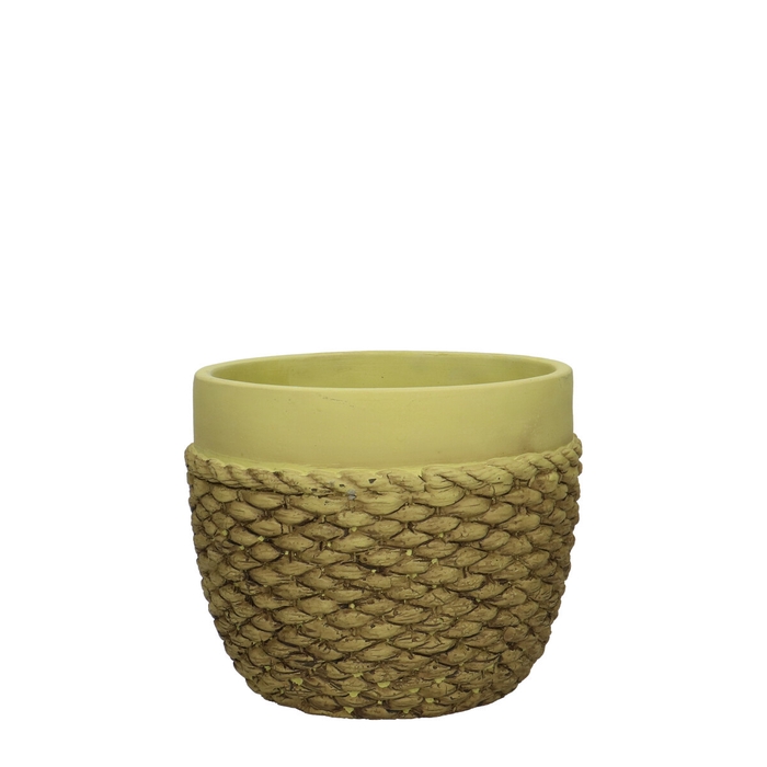 Ceramics Rope pot d15*13cm