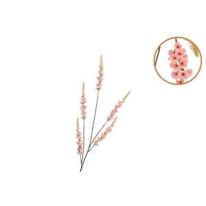 Silk Campanula Orange Single Stem 104cm