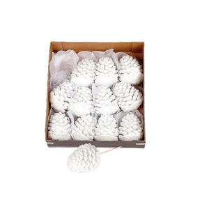 Deco Pinecone Wax Snow L6w6h9d6