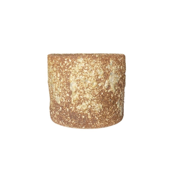 <h4>CACHEPOT BALLY AREIA FERRUGEM 14X10 CM</h4>