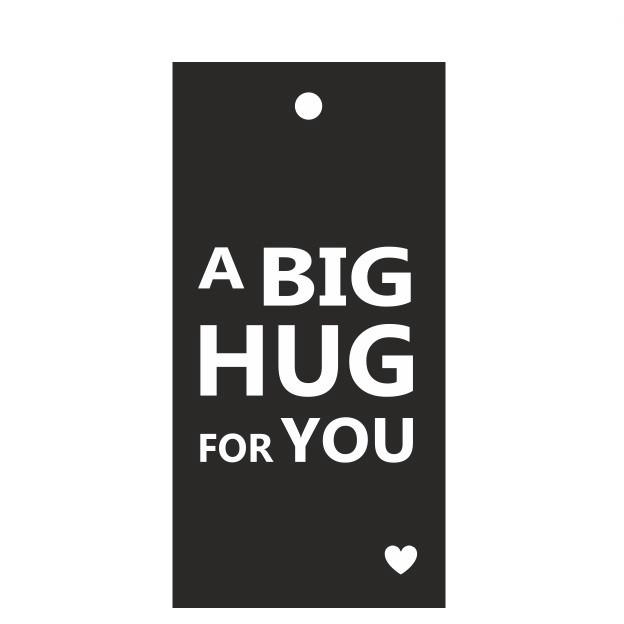 <h4>Kaart 5*10cm x20 Big Hug</h4>