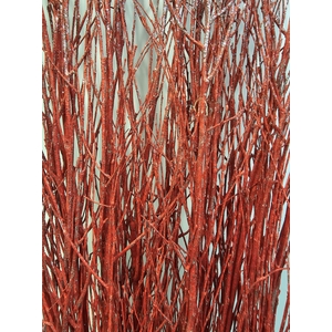 KERST BETULA PER TAK ROOD GLITTER