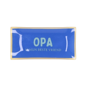 Plate Rectangle Opa 20x10x2cm