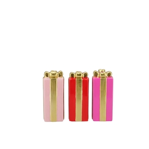 Joy Jolly Pink Gift Candle H Ass 6x10cm