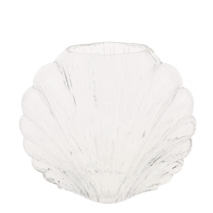 <h4>Maritime Glass vase shell 25*12.5*21.5cm</h4>