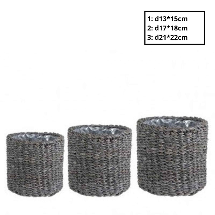 <h4>Manden sets Ido pot S/3 d21*22cm</h4>