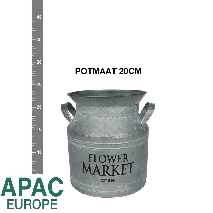 POT DECOR METAL H%