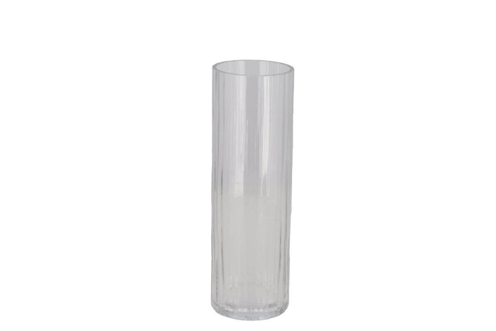 <h4>Marly Clear Vase 7x7x22cm</h4>