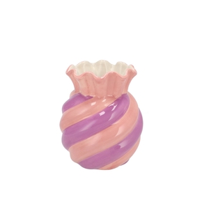 Sweety Dreamy Purple/pink Vase Candy 13x13x16cm