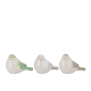 Jet Green Bird Ass 16x10x11cm