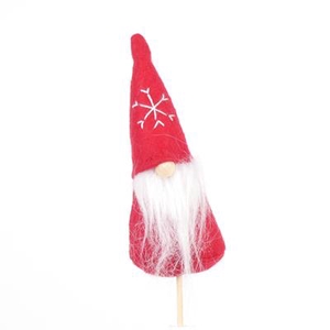 Stick Gnome 12cm Red