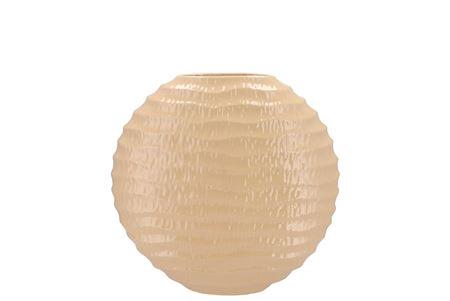 <h4>Lima Beige Vase Oval 23x10x22cm Nm</h4>