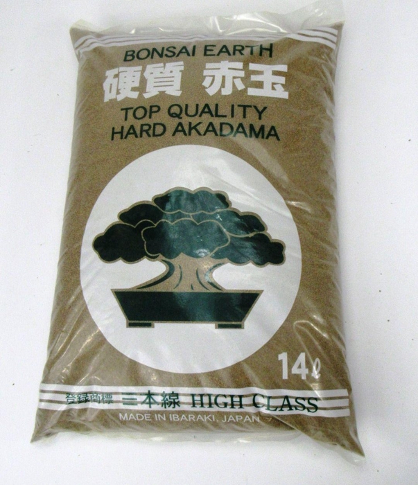 <h4>Akadama 14 liter, 1 mm grain size</h4>