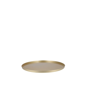 Coaster Majestic Gold Tray Metal 26x2cm