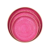 PLATE LOTUS MANDALA S3 H3D40 RED